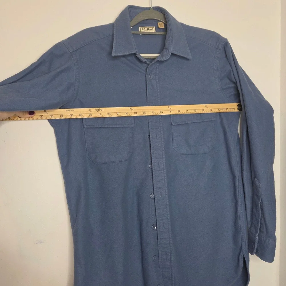 Mountain Khakis Mens Classic Fit Plaid Flannel Shirt Blue Tan Medium Long Sleeve